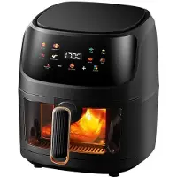 OEM Friteuse à air chaud, capacité 8L, puissance 1400W, noir, EU