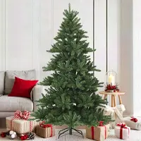 Prolenta Maison Exclusive - Sapin de Noël artificiel pliable vert 180 cm PVC, acier