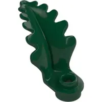 LEGO : 200x élément végétal/feuille, foncé ? vert