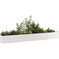 Prolenta Maison Exclusive - Bac à plantes 360 x 40 x 40 cm en acier inoxydable