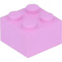 LEGO brique 2x2 3003 - 250 pièces rose clair