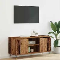 Prolenta Maison Exclusive - Meuble TV, dimensions : 104 x 35 x 50 cm, fabriqué en bois massif recyclé