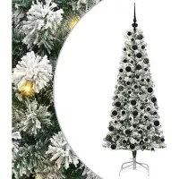 Syfax Sapin de Noël Artificiel à Branches Articulées 180 cm