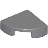 LEGO 1x1 carreaux coin rond 25269 - 100 pièces gris bleuté foncé