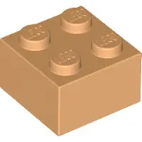 LEGO 3003 Nougat moyen (nougat moyen) 100 pièces