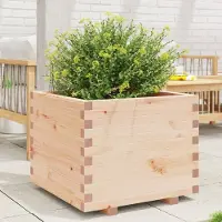 Prolenta Maison Exclusive - Bac à plantes 60x60x49,5 cm en pin massif