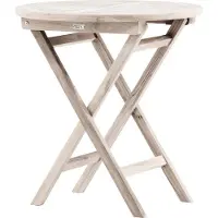 Furnlux Classic FURNLUX Outdoor Table basse Kenia Beige 70cm / Couleur principale : ERROR / Dimensions : 70 x 70 x 75 cm