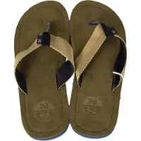 North sails Tanga pour homme Tongs de plage ou de piscine en tissu et dentelle, référence 651253 MAN SLIPPER, taille 44 / UK 9,5 / USA 10,5, 100 % caoutchouc
