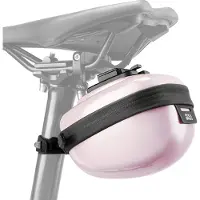 RockBros Sacoches de selle de vélo Hard Shell Sacoche de selle de vélo 0,4L avec support Rose