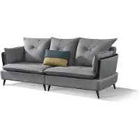 AEA Sofa 3 Sitzer Textil Sofas Couch Polster Garnitur Sofagarnitur Moderne Couchen