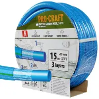 Procraft Tuyau d'arrosage PR-3KGH1915 3 couches, 3/4" 15 m