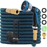 Sonstiges Tuyau d'arrosage 50FT tuyau d'eau extensible 3750D tuyau flexible raccords en laiton massif