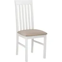 Mirjan 24 Chaise de salle à manger rembourrée DANBURY 1 - blanc / beige