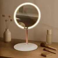 CLP Miroir de maquillage Streep, couleur:blanc