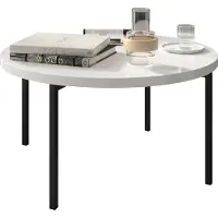 Mirjan 24 Table basse PASQUAL 3 – noir / blanc brillant