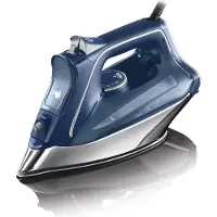 Rowenta DW8215 Fer à repasser à sec ou à vapeur Semelle Laser HD Microsteam 400 2800 W Bleu