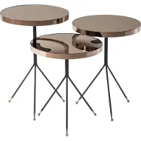 Xl Moebel Gmbh Table basse Table d'appoint Table gigogne Moderne Intemporelle