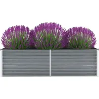 Prolenta Maison Exclusive - Potager surélevé Acier galvanisé 160x40x45 cm Gris