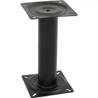 Syfax Piédestal de siège de bateau noir 33 cm acier