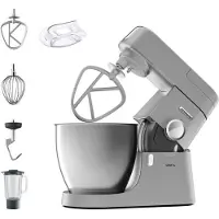 Kenwood Robot Pâtissier KVL4110S Chef XL, Bol Inox 6.7L, Blender Inclus, Mouvement Planétaire, Silver