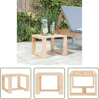 The Living Store Table d'appoint de jardin 40x38x28,5 cm pin massif