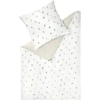 Sportalm linge de lit Skiing blanc - 155 x 220 cm
