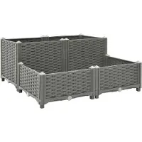 Prolenta Maison Exclusive - Lit surélevé 80x80x38 cm Polypropylène