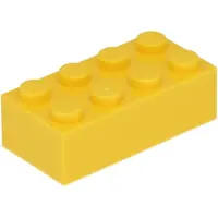LEGO 100 x briques 2 x 4, jaunes