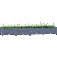 Prolenta Maison Exclusive - Potager surélevé 160 x 40 x 23 cm en polypropylène