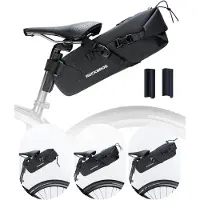 RockBros Sacoche de selle étanche pour vélo Voyage 3L Noir