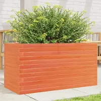 Prolenta Maison Exclusive - Jardinière cire marron 90x40x46 cm bois de pin massif