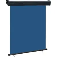 Syfax Auvent latéral de balcon 145x250 cm Bleu