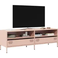 Prolenta Maison Exclusive - Meuble TV Rosa 135x39x43,5 cm Acier laminé à froid