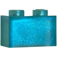 LEGO 1x2 brique 3065 - 10 pièces transparent satin bleu clair