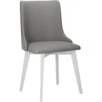 Mirjan 24 Chaise de cuisine rembourrée AFTON 9 - blanc / gris