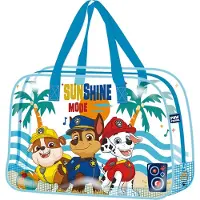 Excellent Sac de plage Paw Patrol - Rubble, Chase et Marshall