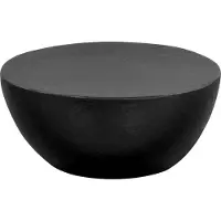 Prolenta Maison Exclusive - Table basse en aluminium martelé 70 x 30 cm, noir