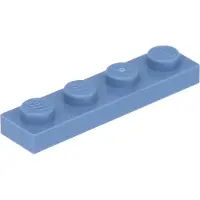 LEGO 1x4 plaque 3710 - 250 pièces bleu sable