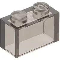 LEGO brique 1x2 3065 - 10 pièces marron transparent