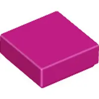 LEGO 50 pièces , pièce c. 3070, violet (violet)