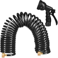 Northix Tuyau d'arrosage avec pistolet pulvérisateur 10 m