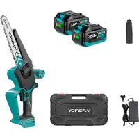 OEM Tronçonneuse électrique, montage sans outil, affichage numérique de l'état de la batterie, kit de 2 batteries