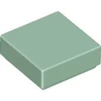 LEGO 50 pièces , pièce c. 3070 en vert sable