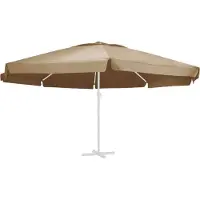 Prolenta Maison Exclusive - Housse de rechange pour parasol taupe 610 cm