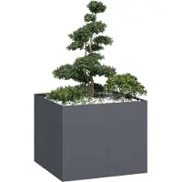 Prolenta Maison Exclusive - Jardinière anthracite 100x100x80 cm en acier
