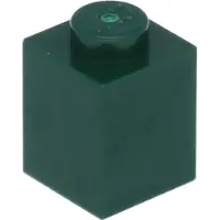LEGO 250 pièces 3005 Brick 1x1 Part Basic Bricks 250 Vert foncé