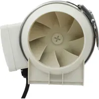 StarTech.com Ventilateur de conduit - Ventilateur tubulaire en ligne - 2600 tr/min - 220 V - Faible niveau sonore - Évacuation d'air - Pour cuisine et salle de bains - Blanc