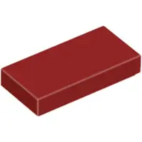LEGO 1x2 carreaux 3069 - 50 pièces rouge foncé