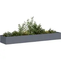 Prolenta Maison Exclusive - Jardinière anthracite 360x80x40 cm en acier