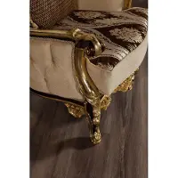 AEA Canapé de luxe Beige Ensemble de canapés Fauteuil 3+1 places Tissu Design Canapés